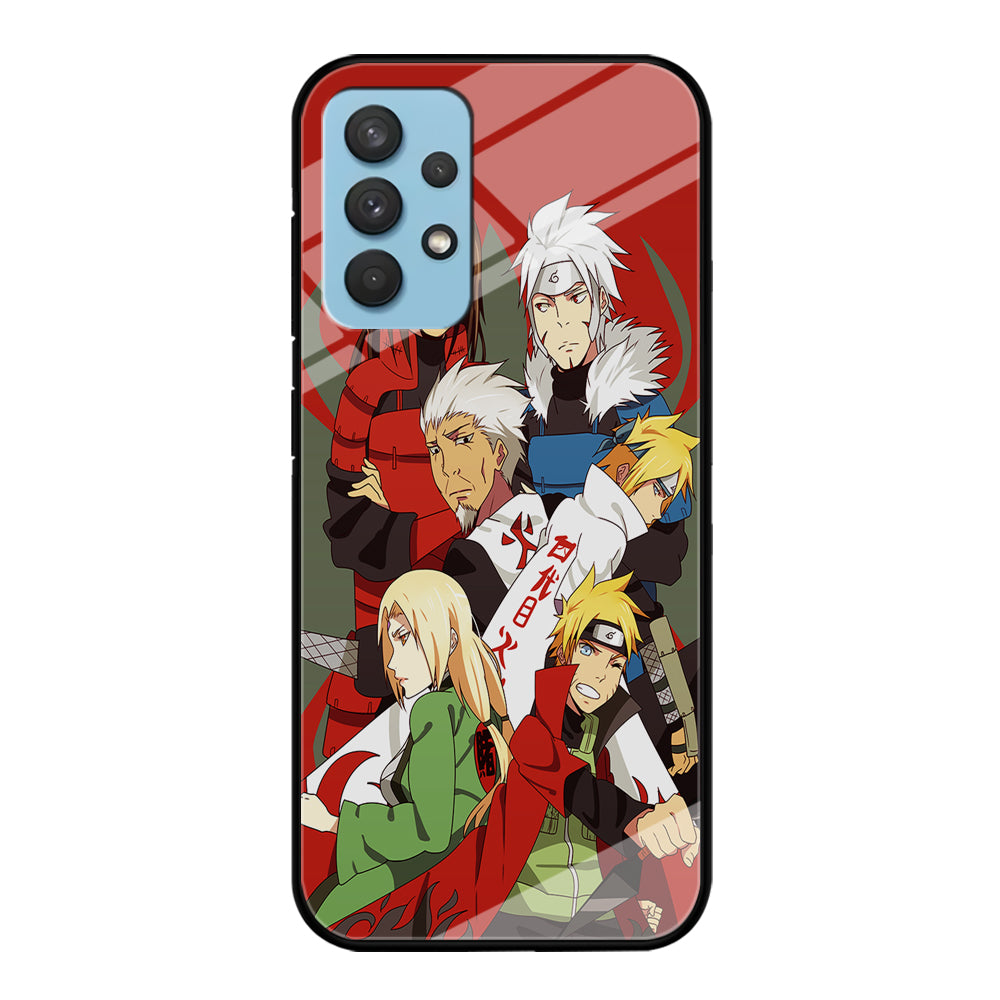 Naruto all hokages Samsung Galaxy A32 Case-Phone Case-Tempered Glass Case-Altracase