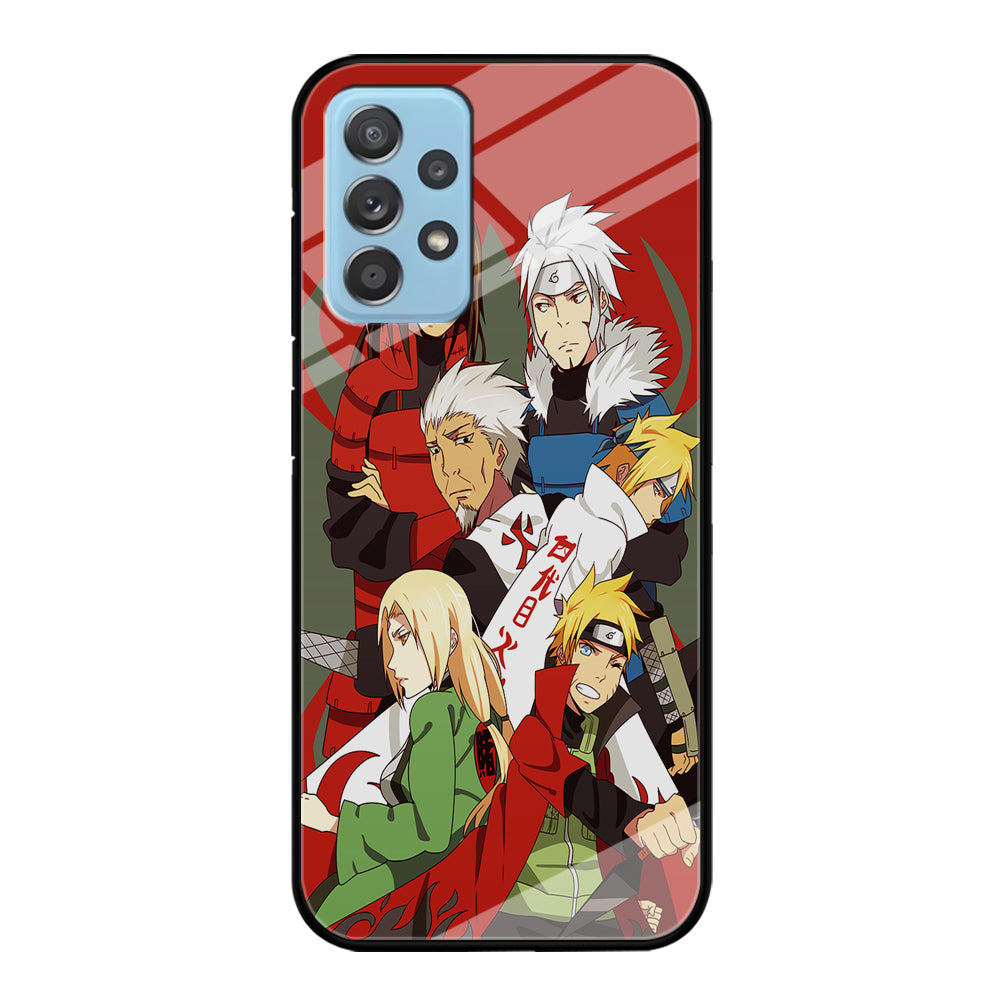 Naruto all hokages Samsung Galaxy A72 Case-Phone Case-Tempered Glass Case-Altracase