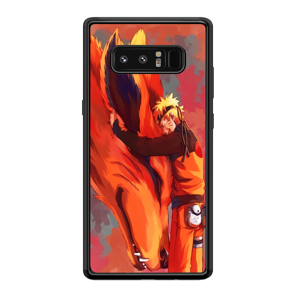 Naruto and Kurama Samsung Galaxy Note 8 Case-Phone Case-Tempered Glass Case-Altracase