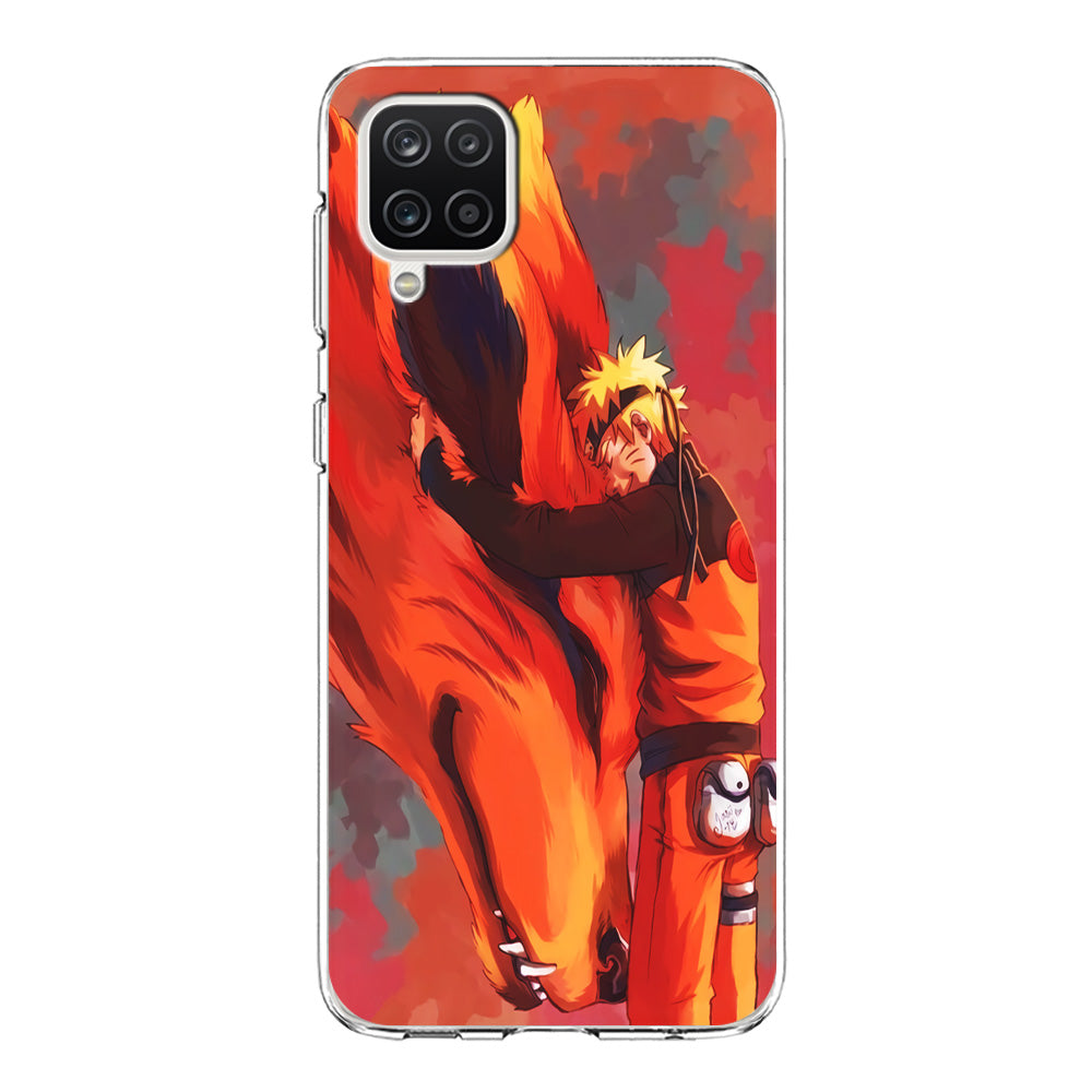 Naruto and Kurama Samsung Galaxy A12 Case-Phone Case-Clear Soft Case-Altracase
