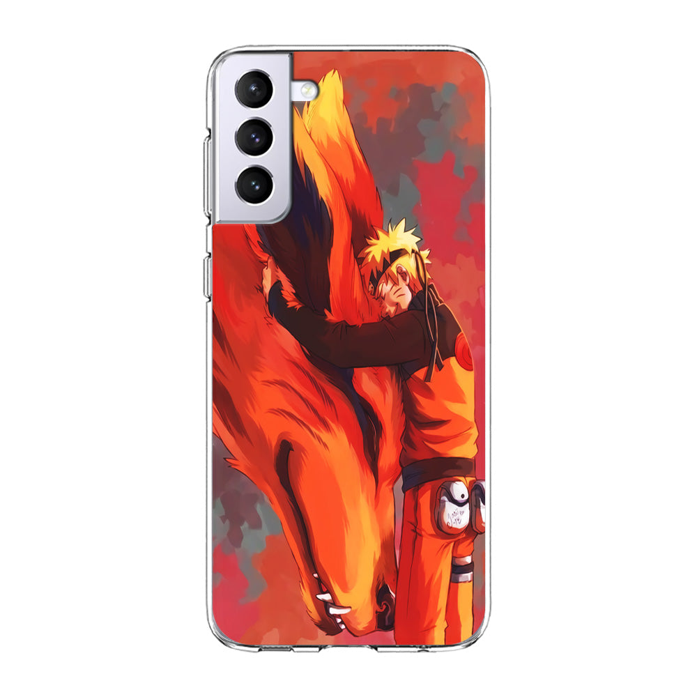 Naruto and Kurama Samsung Galaxy S24 Plus Case-Phone Case-Clear Soft Case-Altracase