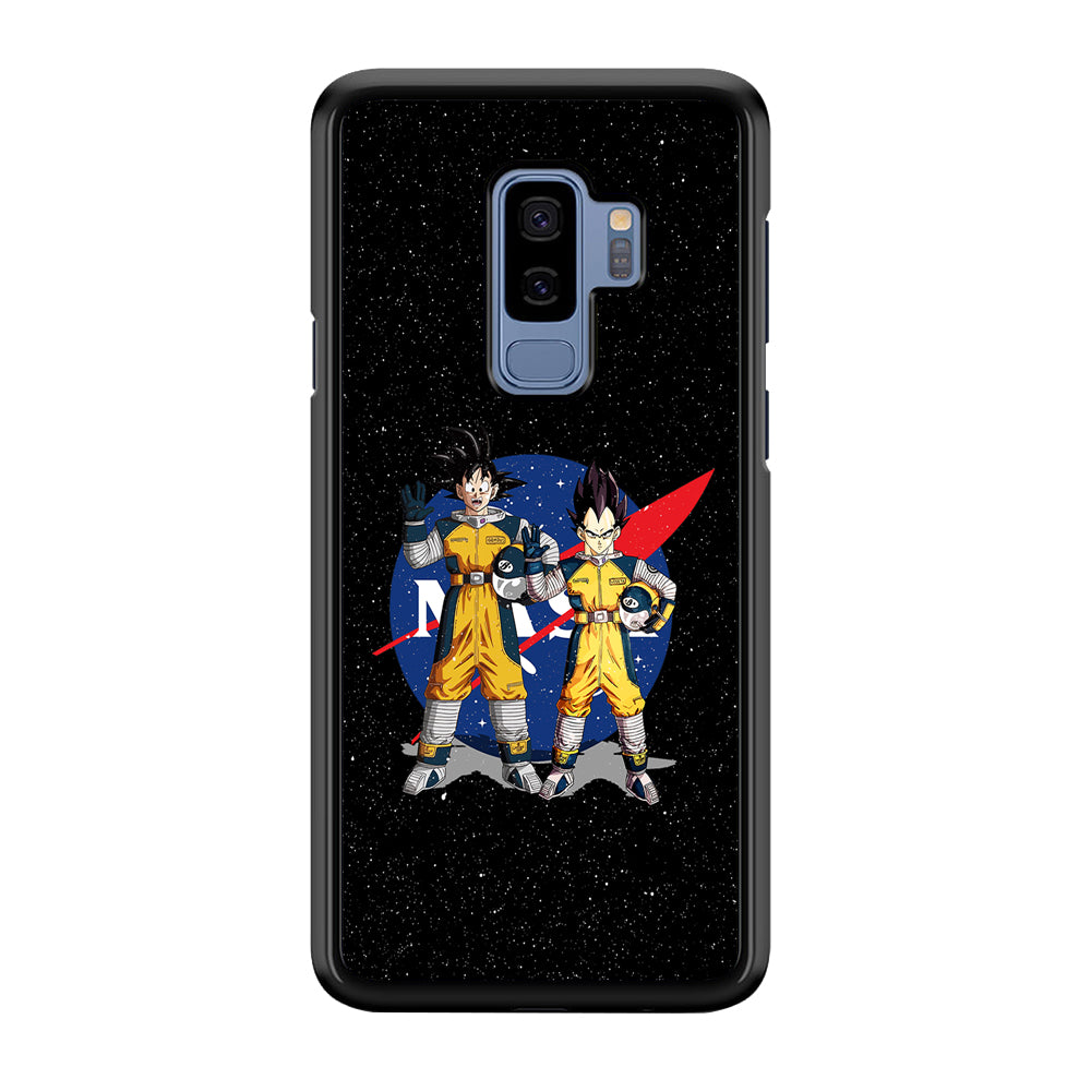 Nasa Goku and Vegeta Samsung Galaxy S9 Plus Case-Mobile Phone Case-Rubber Black (2D Case)-Altracase