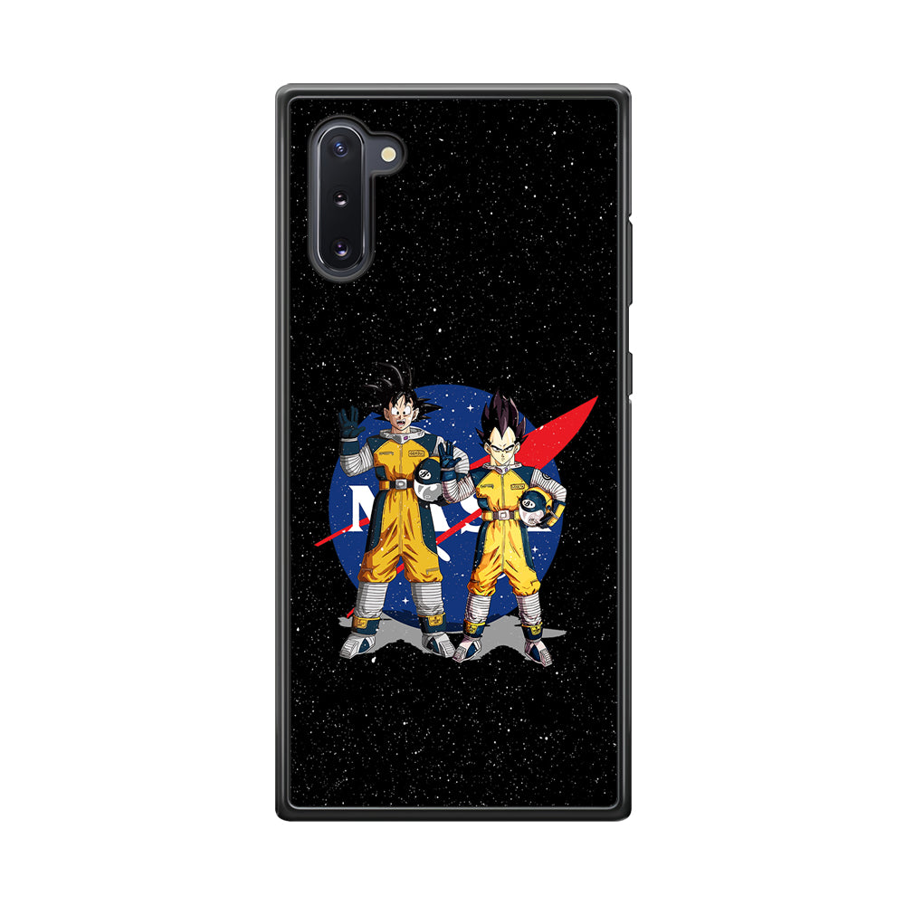 Nasa Goku and Vegeta Samsung Galaxy Note 10 Case-Mobile Phone Case-Rubber Black (2D Case)-Altracase