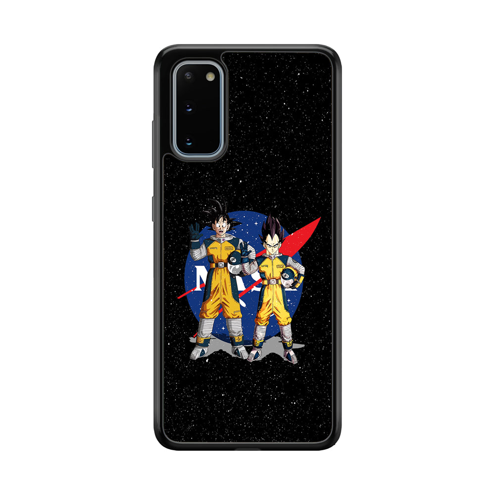Nasa Goku and Vegeta Samsung Galaxy S20 Case-Mobile Phone Case-Rubber Black (2D Case)-Altracase