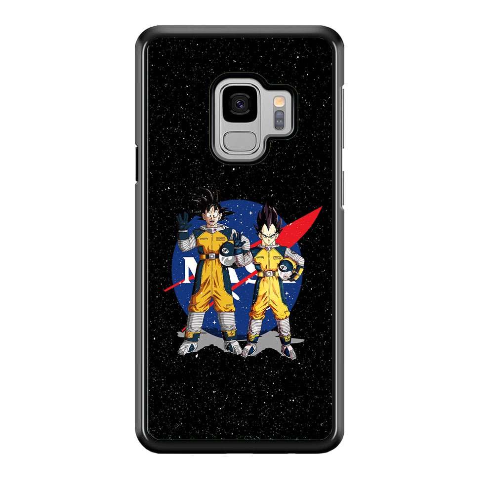 Nasa Goku and Vegeta Samsung Galaxy S9 Case-Mobile Phone Case-Rubber Black (2D Case)-Altracase