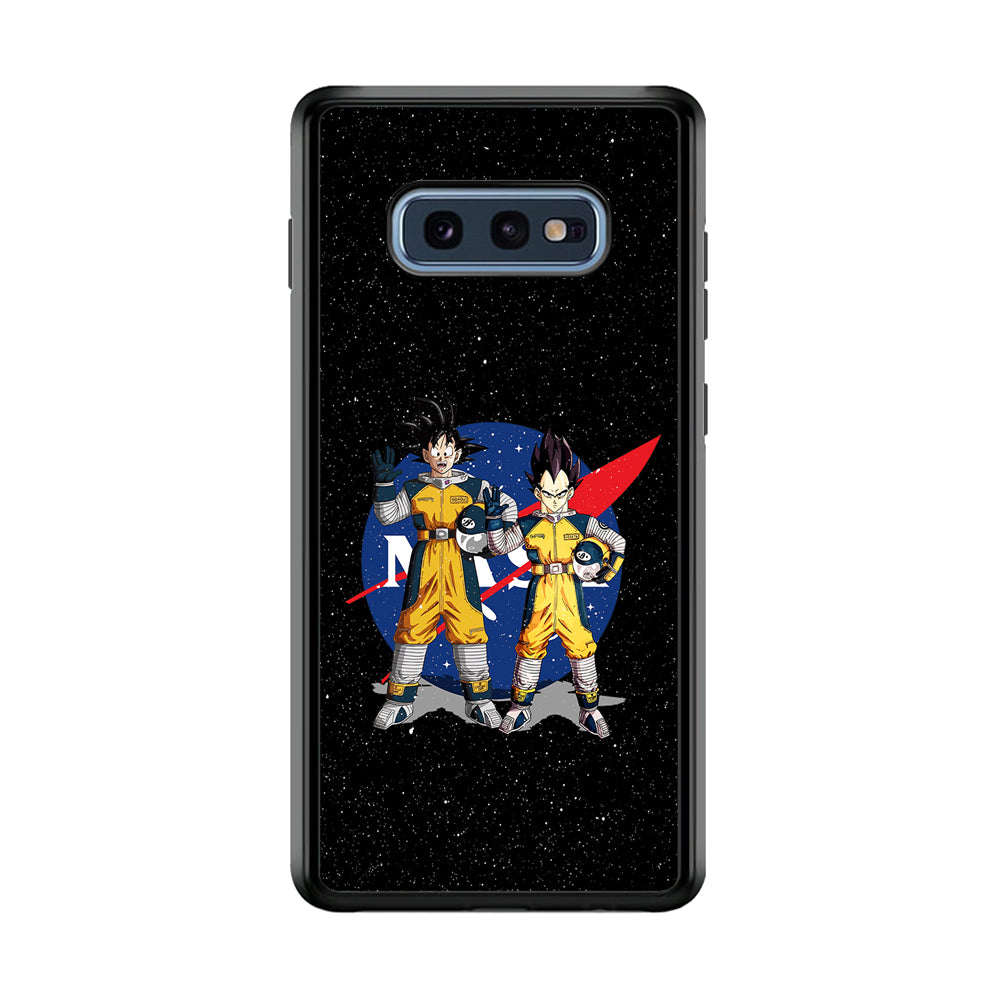Nasa Goku and Vegeta Samsung Galaxy S10E Case-Mobile Phone Case-Rubber Black (2D Case)-Altracase