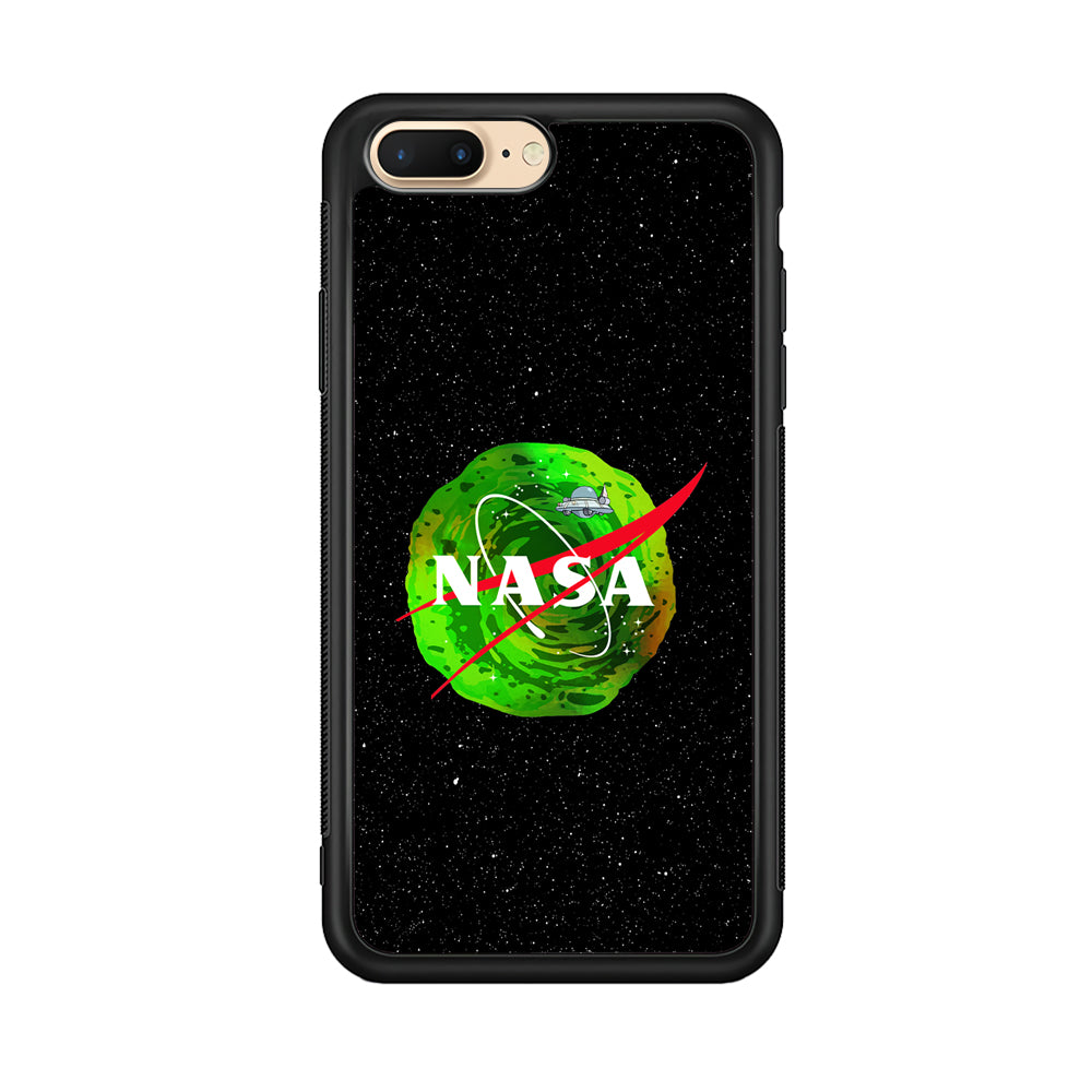 Nasa Rick and Morty Portal iPhone 7 Plus Case-Mobile Phone Case-Altracase
