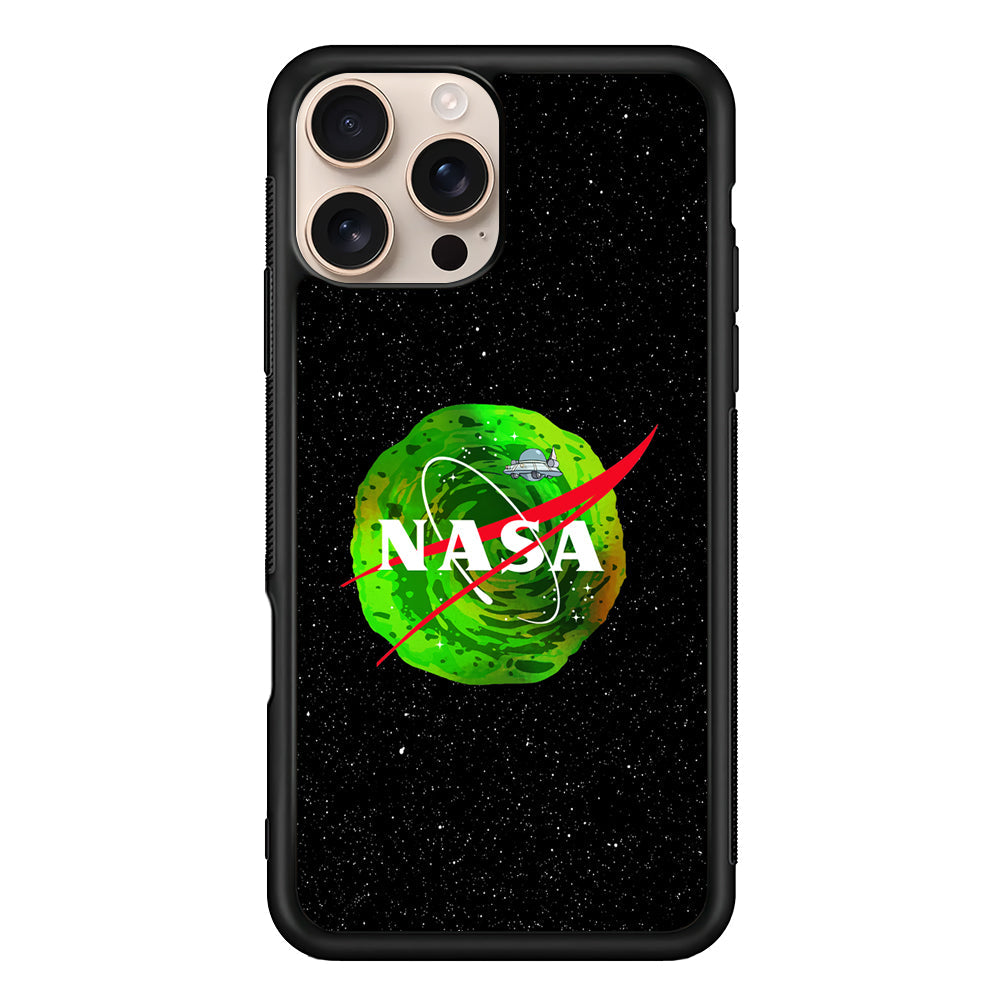 Nasa Rick and Morty Portal iPhone 16 Pro Max Case - Altracase