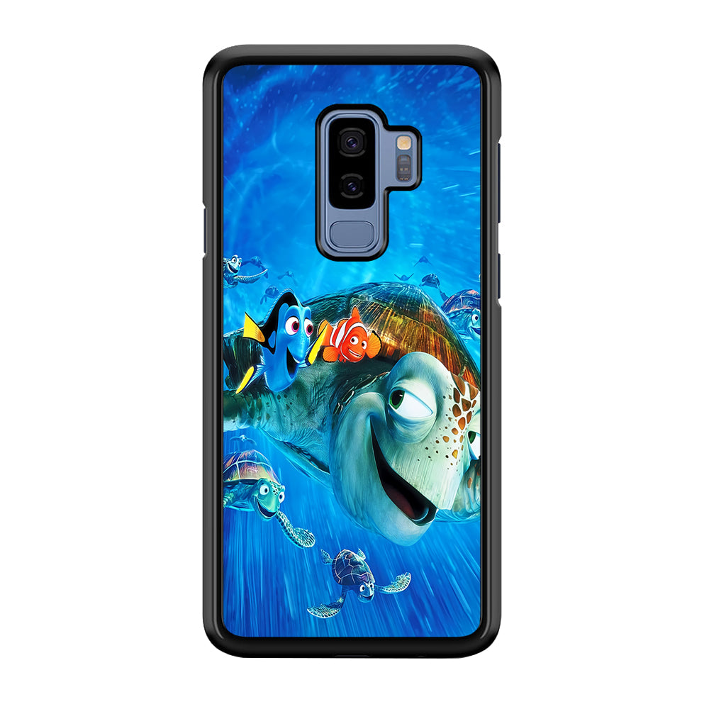 Nemo Dorry and Turtles Samsung Galaxy S9 Plus Case-Phone Case-Rubber Black (2D Case)-Altracase