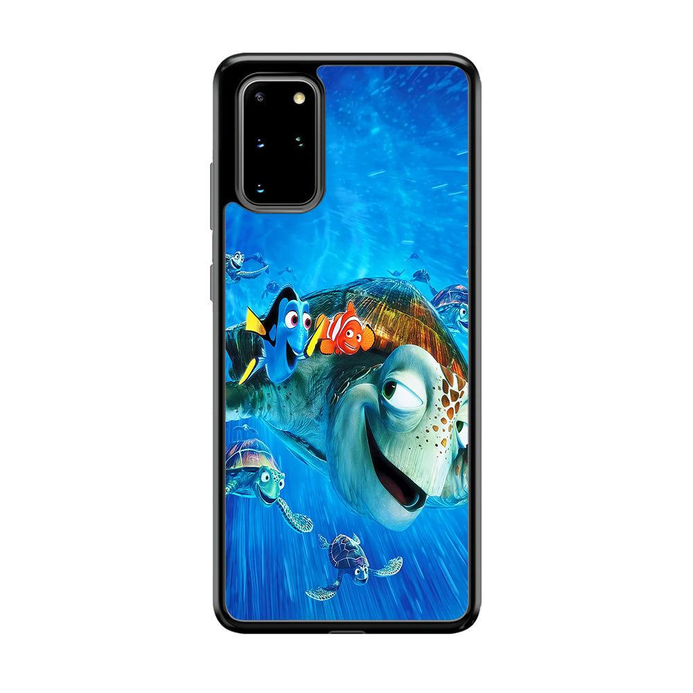 Nemo Dorry and Turtles Samsung Galaxy S20 Plus Case-Phone Case-Rubber Black (2D Case)-Altracase