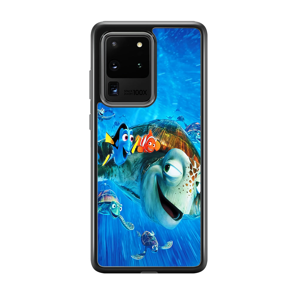 Nemo Dorry and Turtles Samsung Galaxy S20 Ultra Case-Phone Case-Tempered Glass Case-Altracase