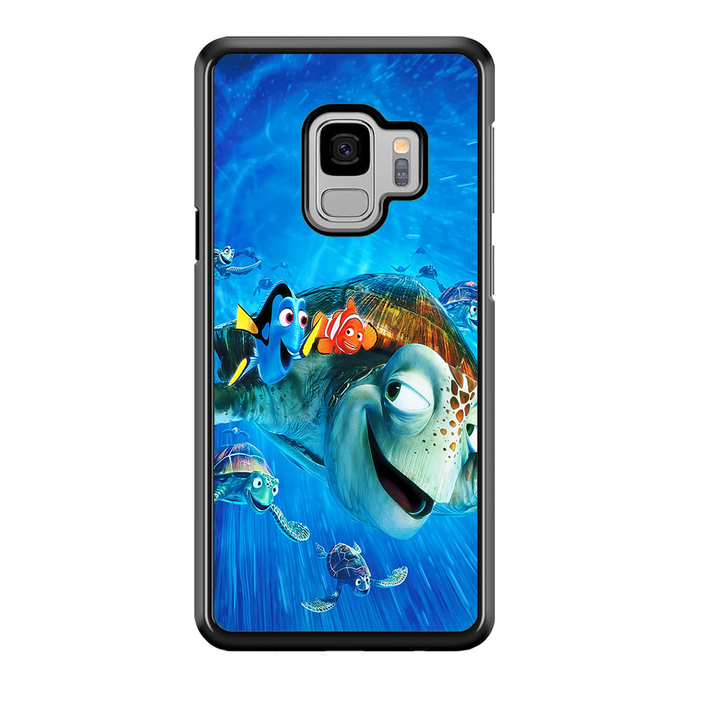 Nemo Dorry and Turtles Samsung Galaxy S9 Case-Phone Case-Rubber Black (2D Case)-Altracase
