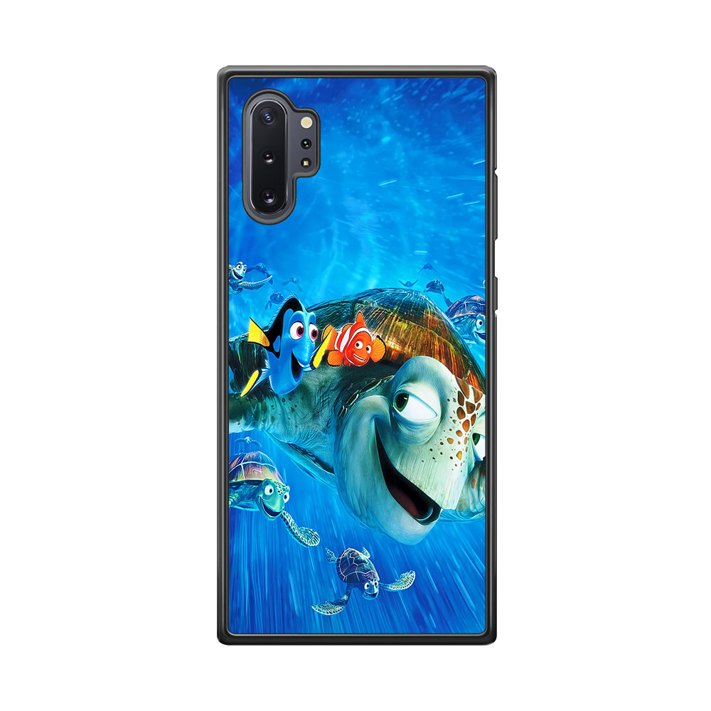 Nemo Dorry and Turtles Samsung Galaxy Note 10 Plus Case-Phone Case-Rubber Black (2D Case)-Altracase