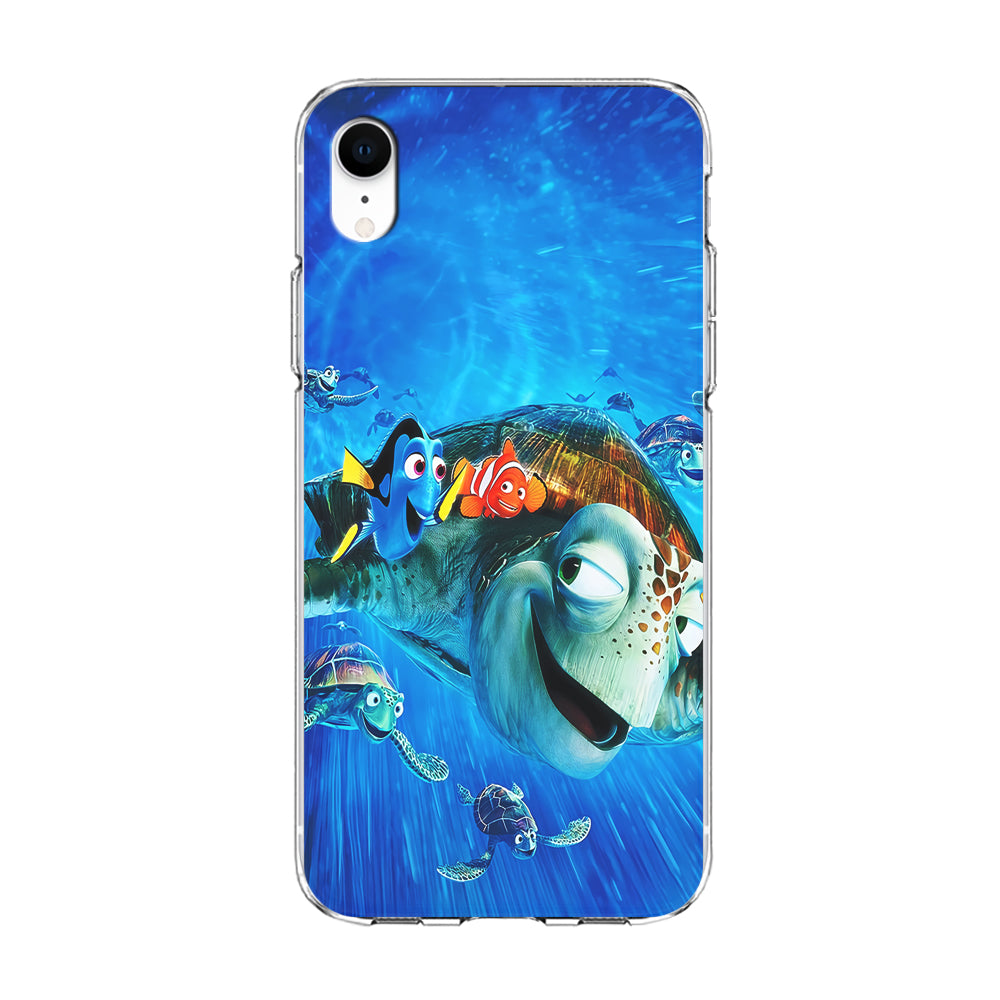 Nemo Dorry and Turtles iPhone XR Case-Phone Case-Clear Soft Case-Altracase