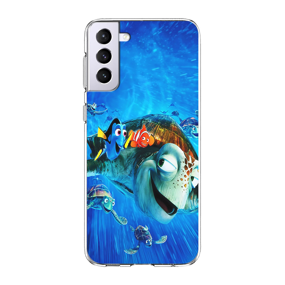 Nemo Dorry and Turtles Samsung Galaxy S23 Plus Case-Phone Case-Clear Soft Case-Altracase