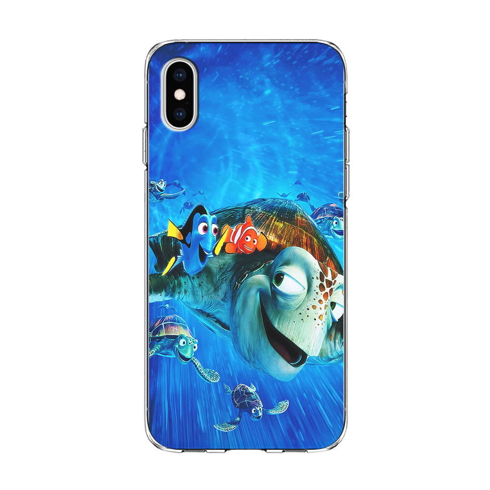 Nemo Dorry and Turtles iPhone Xs Case-Phone Case-Clear Soft Case-Altracase