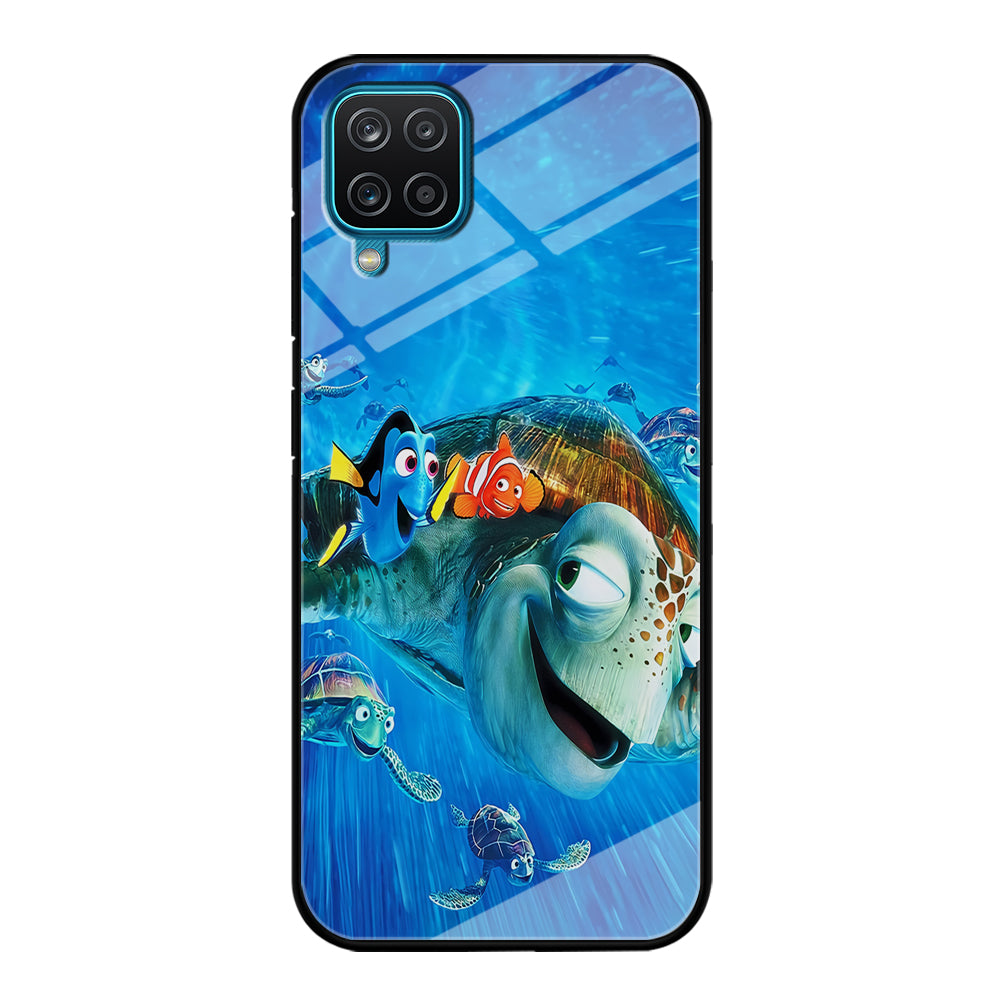 Nemo Dorry and Turtles Samsung Galaxy A12 Case-Phone Case-Tempered Glass Case-Altracase