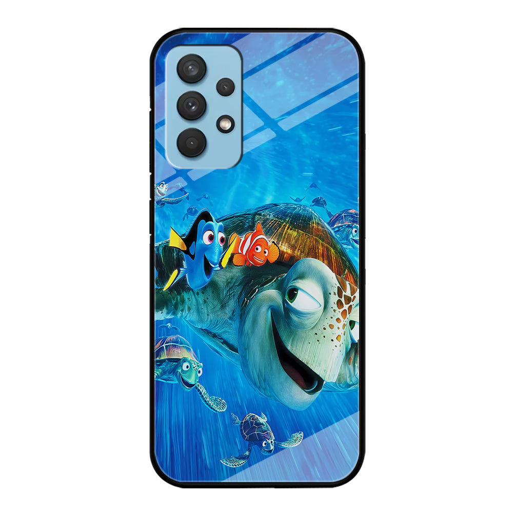 Nemo Dorry and Turtles Samsung Galaxy A32 Case-Phone Case-Tempered Glass Case-Altracase