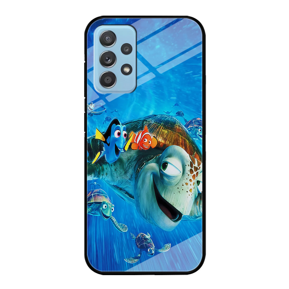 Nemo Dorry and Turtles Samsung Galaxy A72 Case-Phone Case-Tempered Glass Case-Altracase