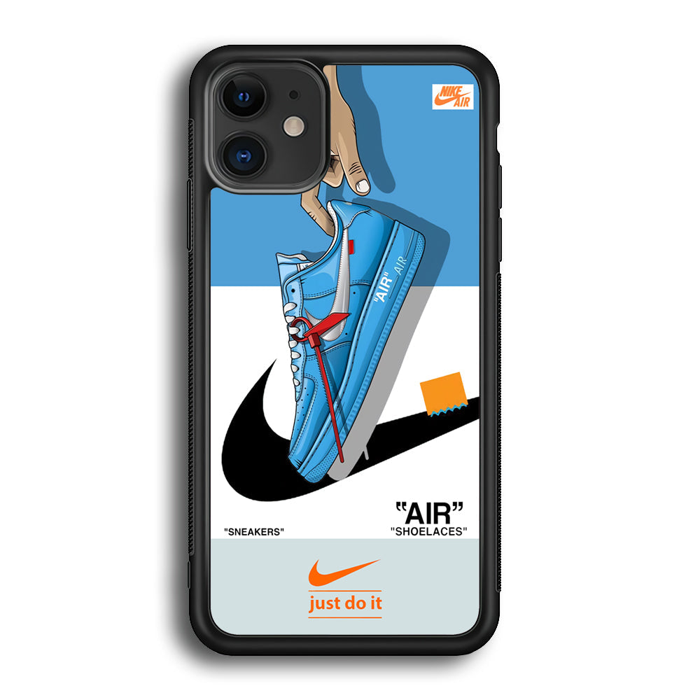 Nike Air Sneakers Max iPhone 12 Mini Case-Mobile Phone Case-Rubber Black (2D Case)-Altracase