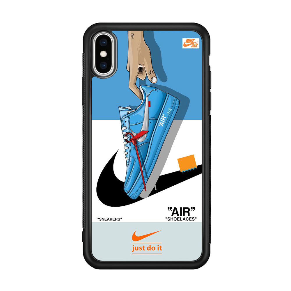 Nike Air Sneakers Max iPhone Xs Max Case-Mobile Phone Case-Rubber Black (2D Case)-Altracase