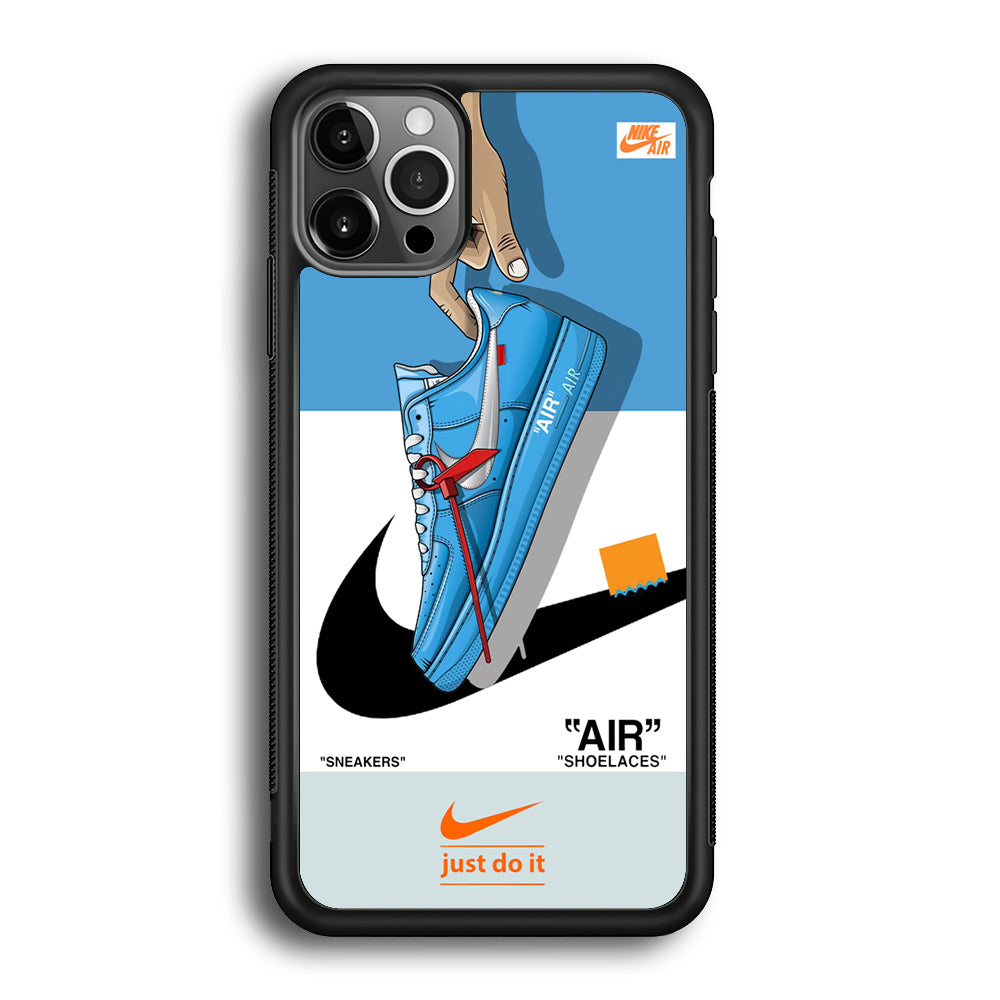 Nike Air Sneakers Max iPhone 12 Pro Case-Mobile Phone Case-Rubber Black (2D Case)-Altracase