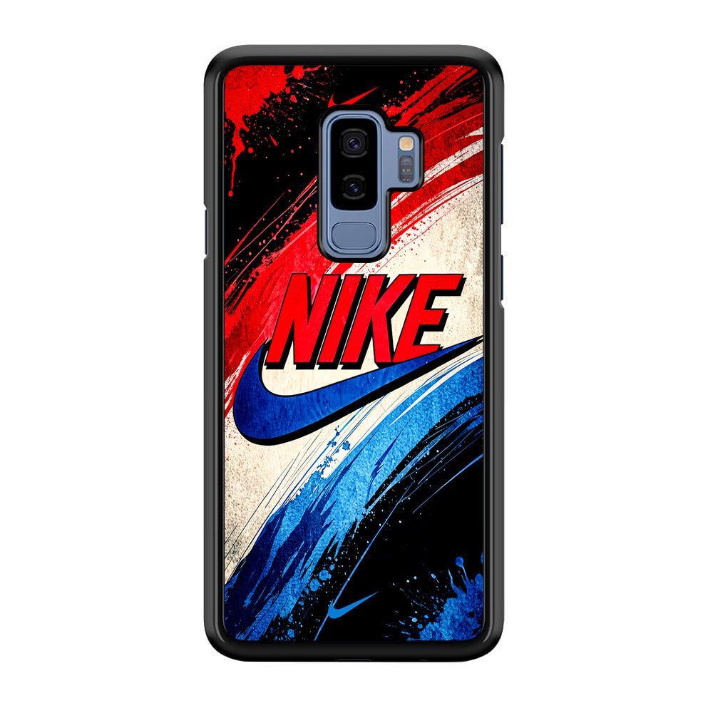 Nike Artistic Colorful Splash Samsung Galaxy S9 Plus Case-Mobile Phone Case-Rubber Black (2D Case)-Altracase