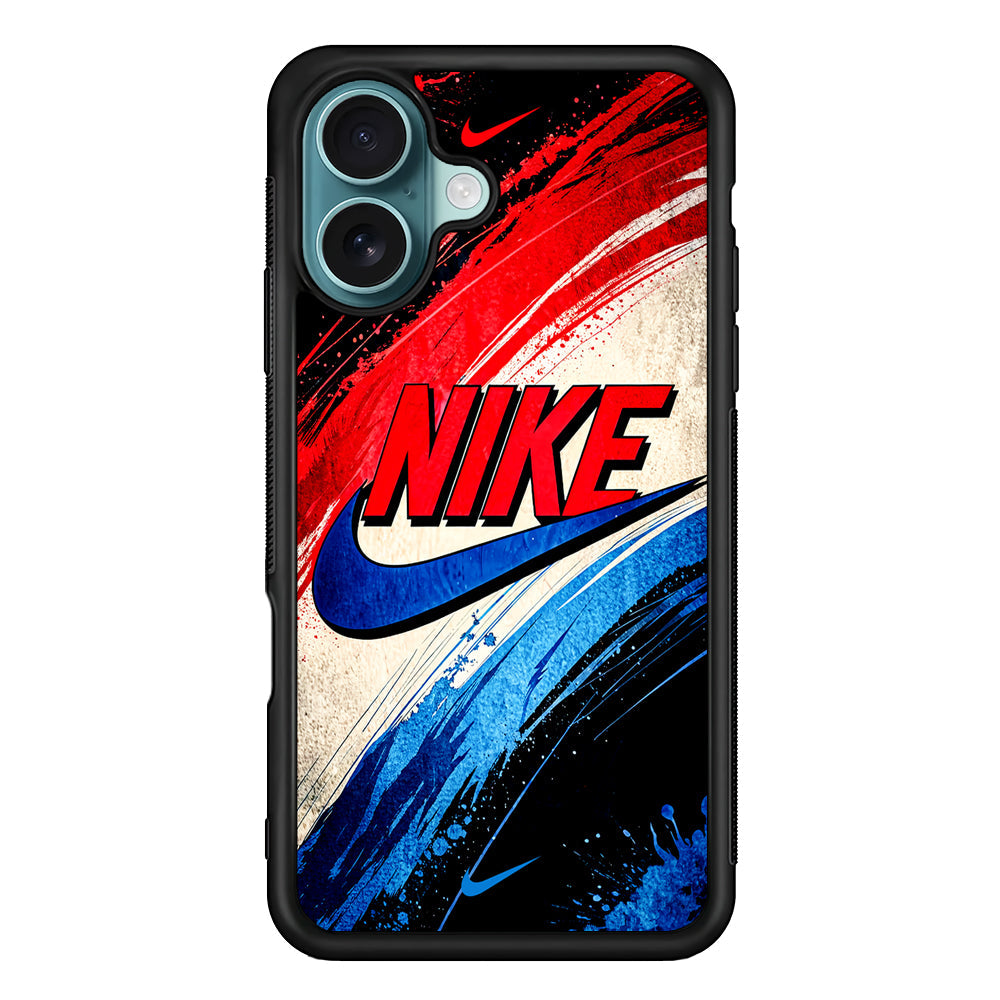 Nike Artistic Colorful Splash iPhone 16 Plus Case - Altracase