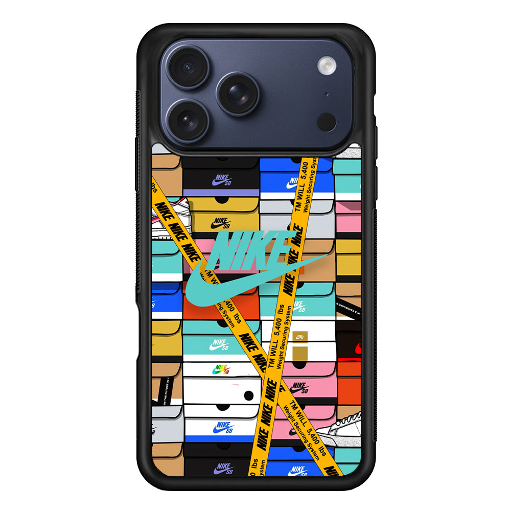 Nike Box Shoes Collage iPhone 17 Pro Case - Altracase