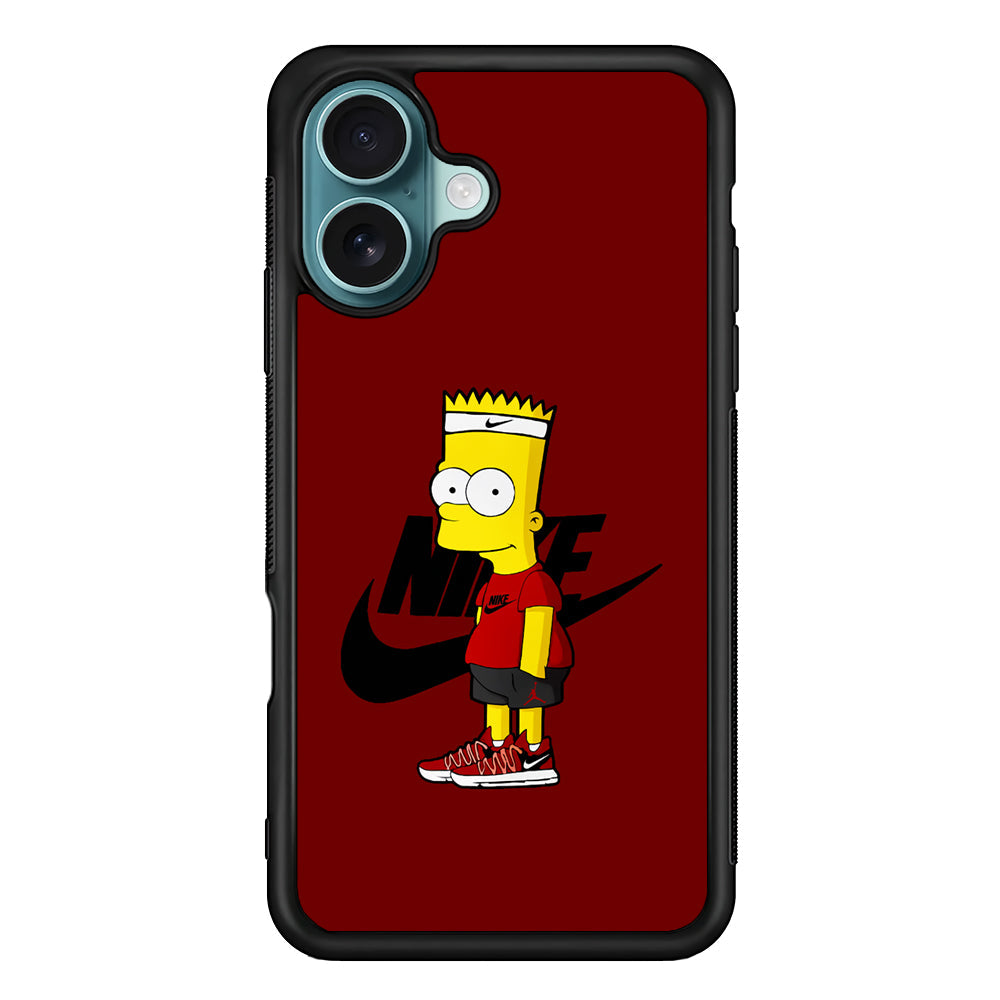 Nike Cool Bart Simpson iPhone 16 Plus Case - Altracase