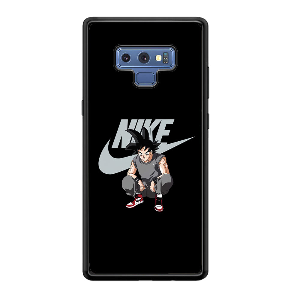 Nike Dragon Ball Goku Samsung Galaxy Note 9 Case-Mobile Phone Case-Rubber Black (2D Case)-Altracase