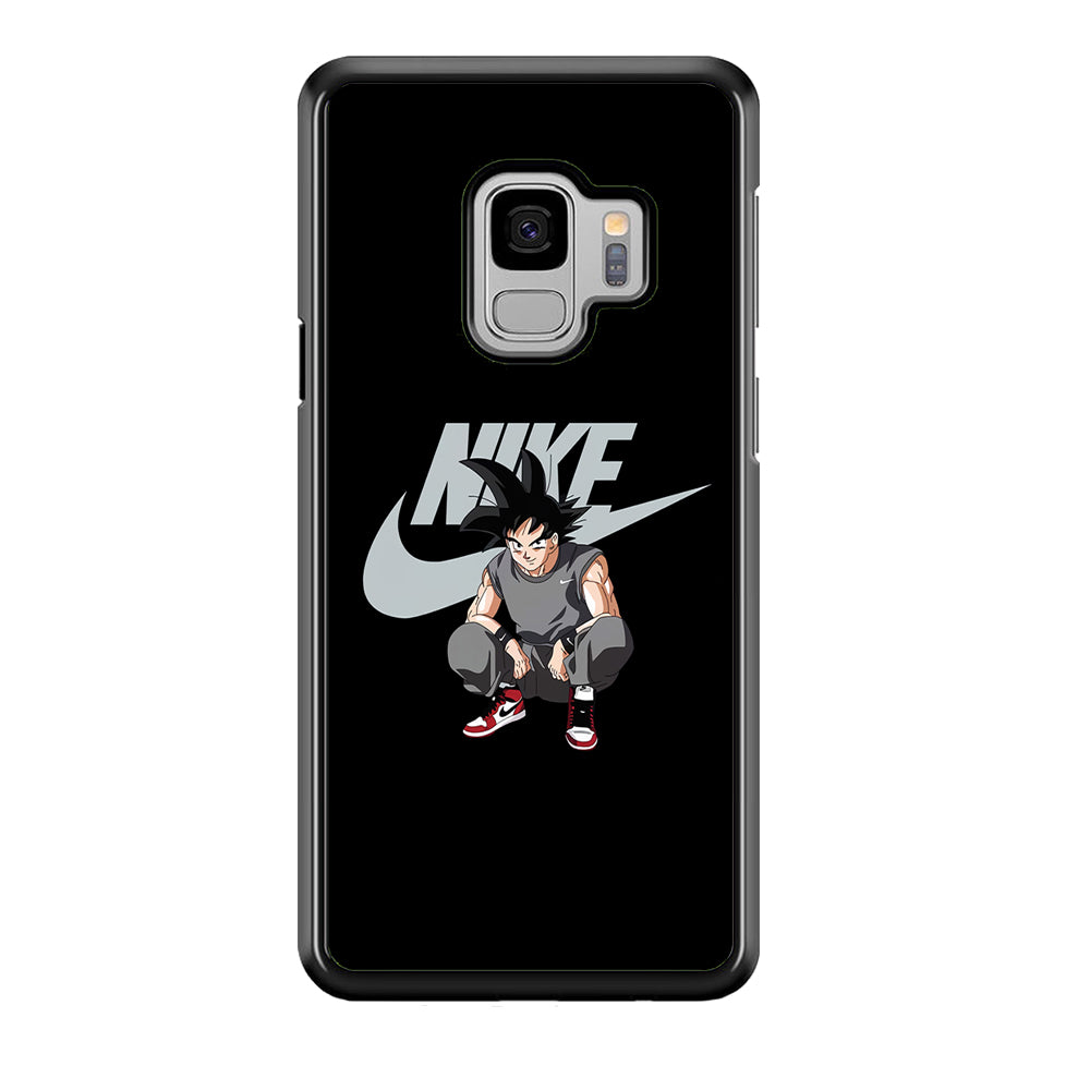 Nike Dragon Ball Goku Samsung Galaxy S9 Case-Mobile Phone Case-Rubber Black (2D Case)-Altracase