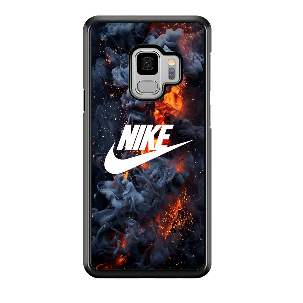 Nike Fire Across The Darkness Samsung Galaxy S9 Case-Mobile Phone Case-Rubber Black (2D Case)-Altracase