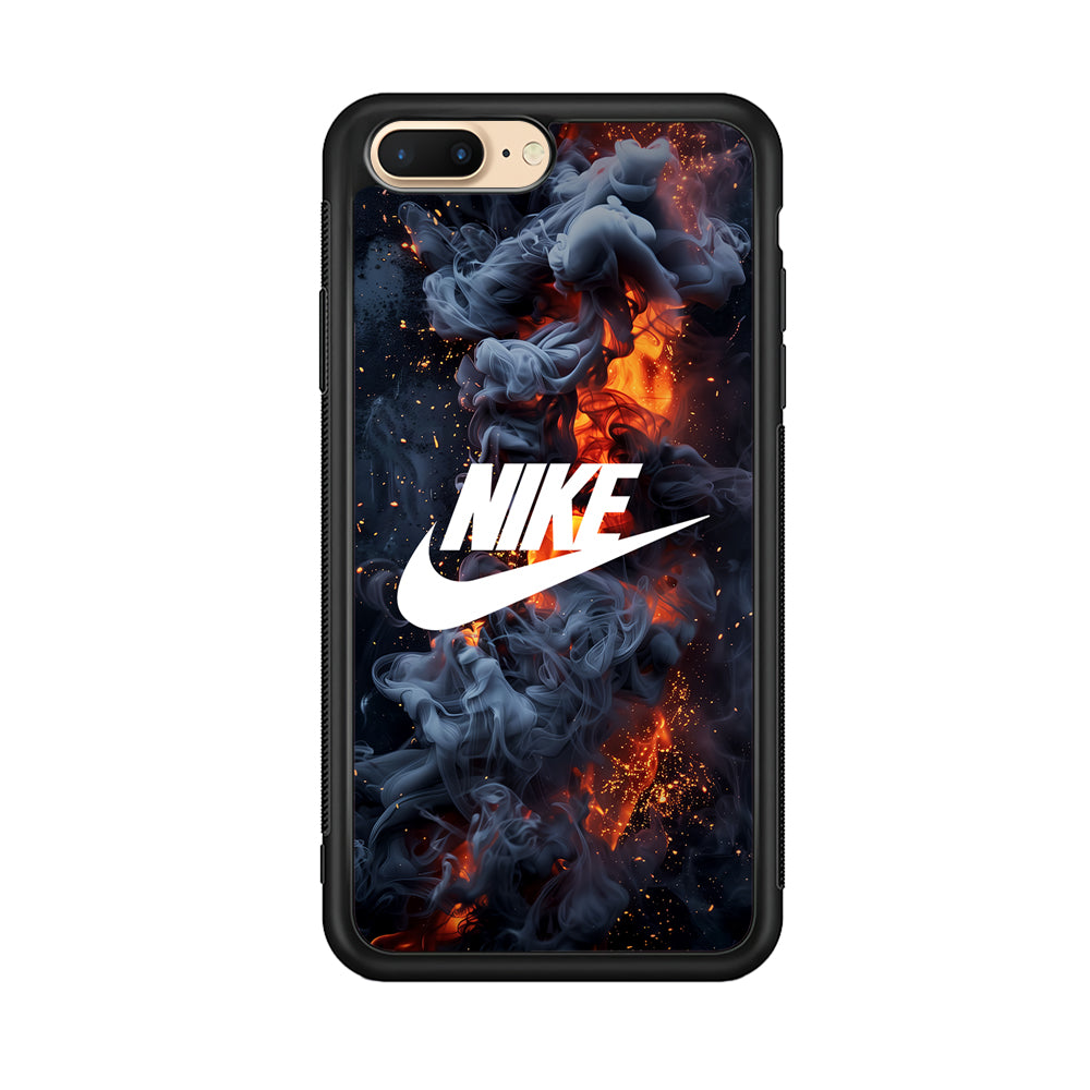 Nike Fire Across The Darkness iPhone 8 Plus Case-Mobile Phone Case-Rubber Black (2D Case)-Altracase