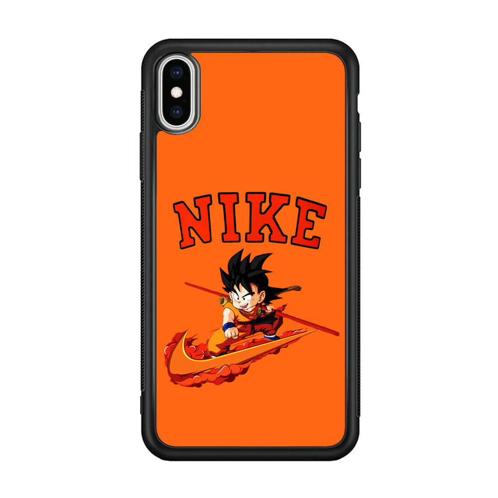 Nike Flying Son Goku iPhone Xs Max Case-Mobile Phone Case-Altracase