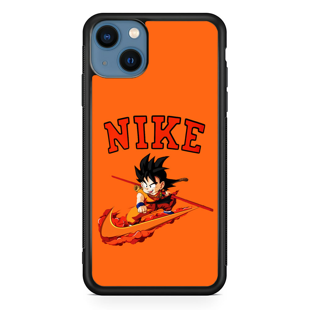 Nike Flying Son Goku iPhone 15 Plus Case-Mobile Phone Case-Altracase
