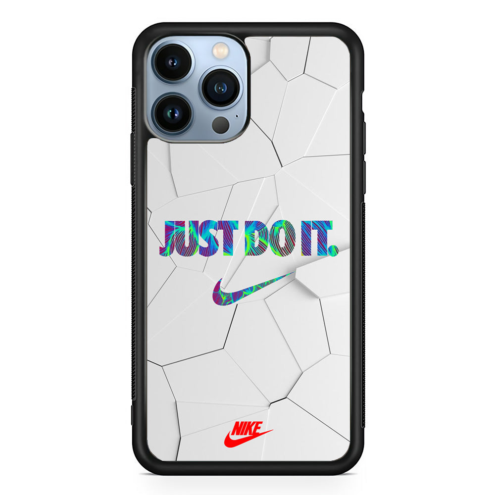 Nike Glowing Inside iPhone 13 Pro Max Case-Mobile Phone Case-Rubber Black (2D Case)-Altracase