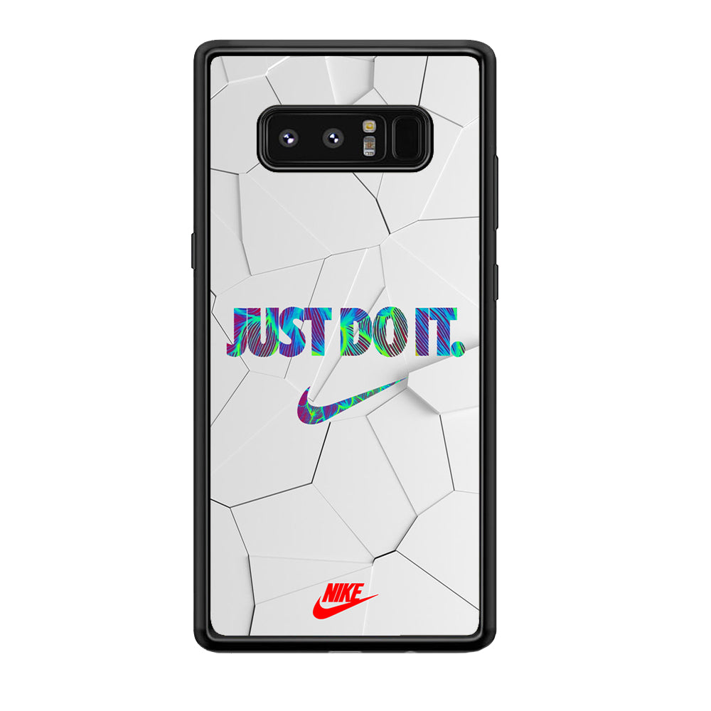 Nike Glowing Inside Samsung Galaxy Note 8 Case-Mobile Phone Case-Rubber Black (2D Case)-Altracase