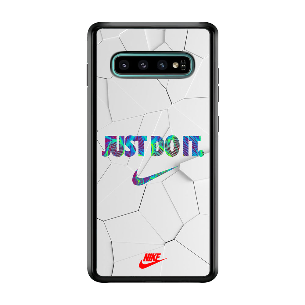 Nike Glowing Inside Samsung Galaxy S10 Case-Mobile Phone Case-Rubber Black (2D Case)-Altracase