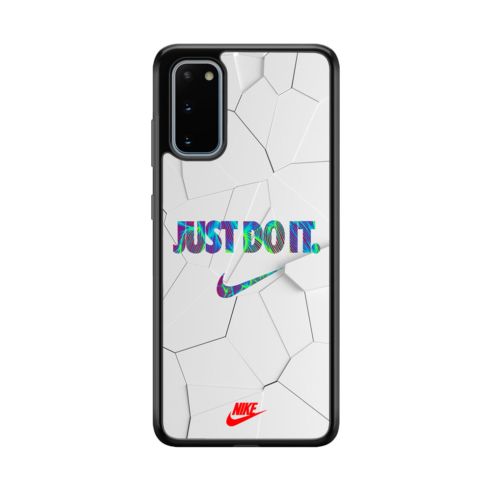 Nike Glowing Inside Samsung Galaxy S20 Case-Mobile Phone Case-Rubber Black (2D Case)-Altracase