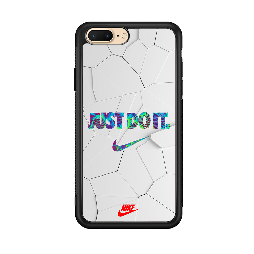 Nike Glowing Inside iPhone 7 Plus Case-Mobile Phone Case-Rubber Black (2D Case)-Altracase