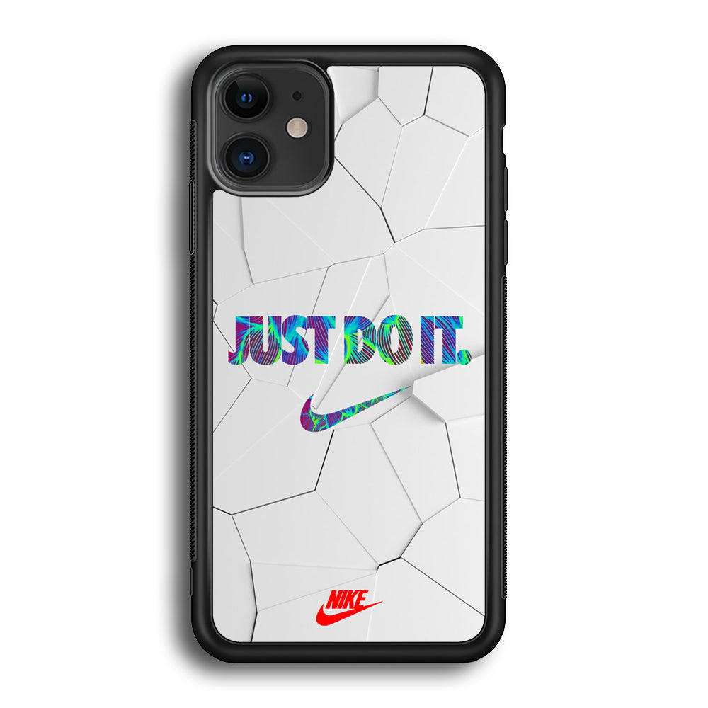 Nike Glowing Inside iPhone 12 Case-Mobile Phone Case-Rubber Black (2D Case)-Altracase