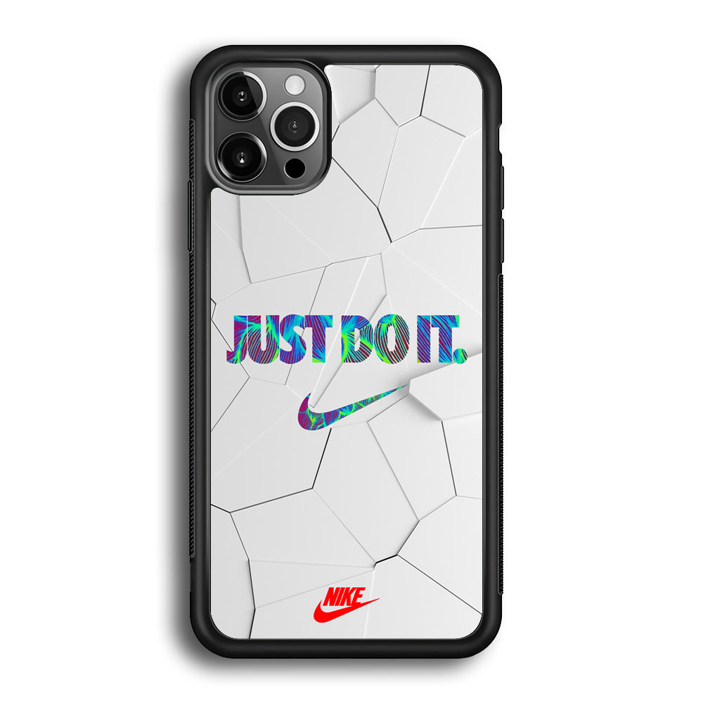 Nike Glowing Inside iPhone 12 Pro Max Case-Mobile Phone Case-Rubber Black (2D Case)-Altracase