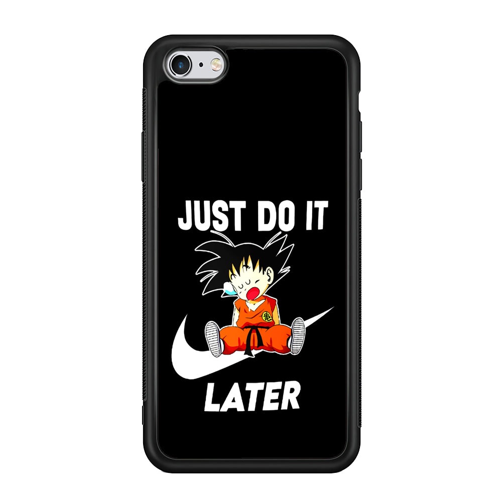 Nike Goku Asleep iPhone 6 | 6s Case-Mobile Phone Case-Rubber Black (2D Case)-Altracase