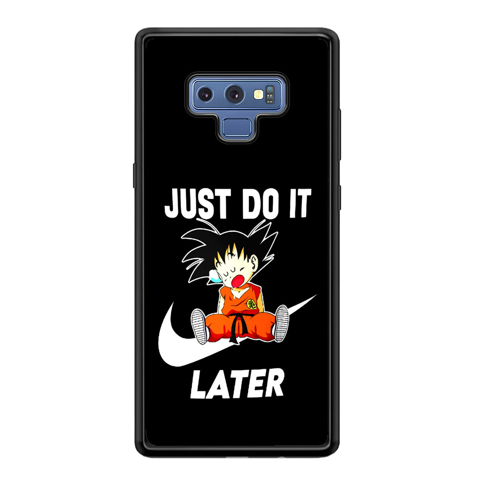 Nike Goku Asleep Samsung Galaxy Note 9 Case-Mobile Phone Case-Rubber Black (2D Case)-Altracase