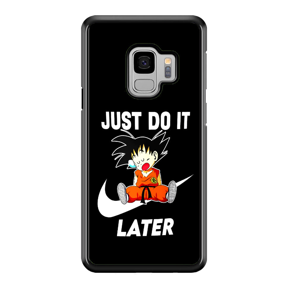 Nike Goku Asleep Samsung Galaxy S9 Case-Mobile Phone Case-Rubber Black (2D Case)-Altracase