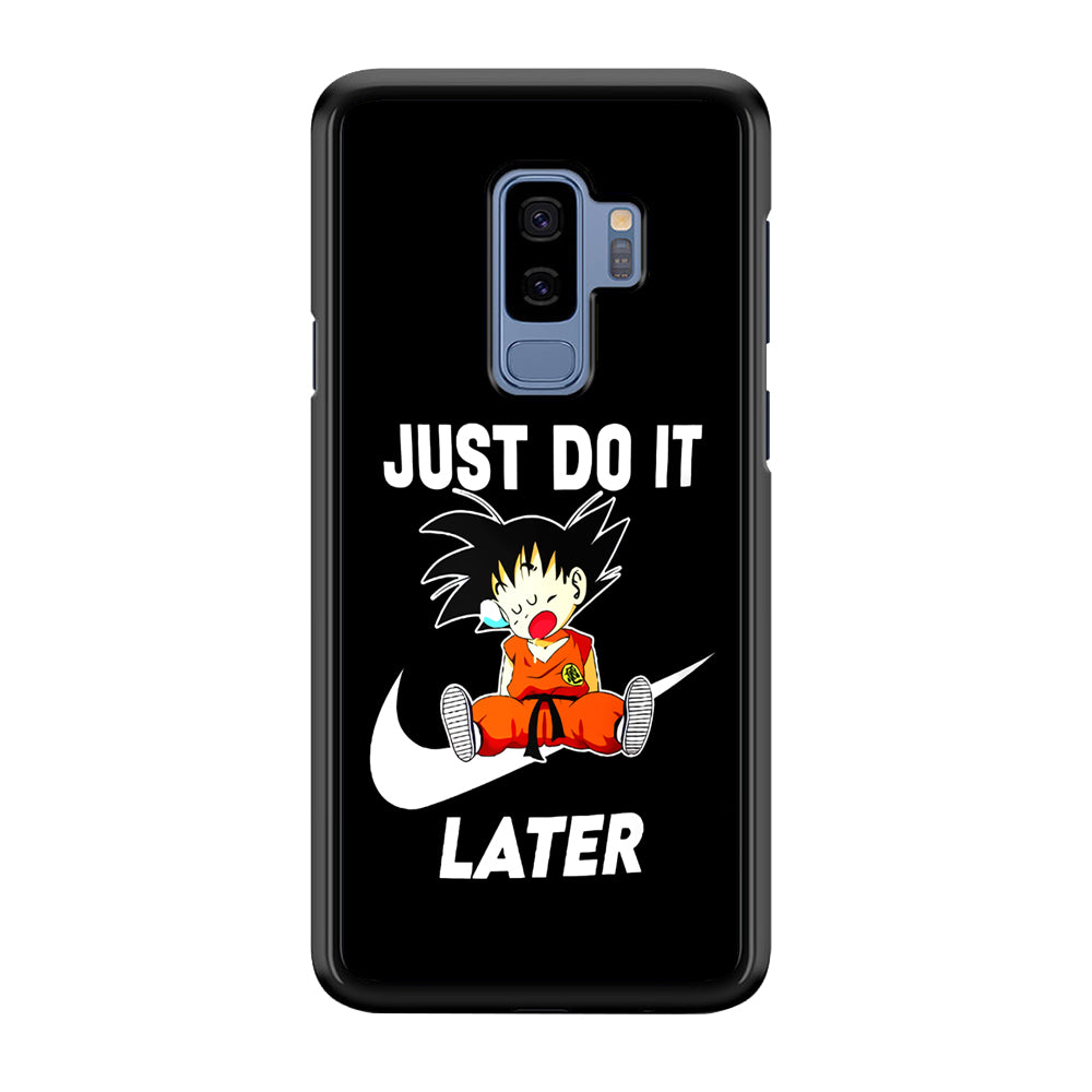 Nike Goku Asleep Samsung Galaxy S9 Plus Case-Mobile Phone Case-Rubber Black (2D Case)-Altracase