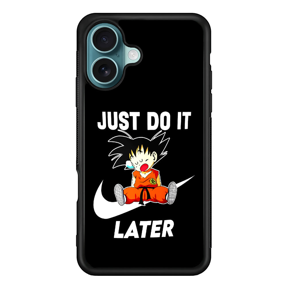 Nike Goku Asleep iPhone 16 Plus Case - Altracase