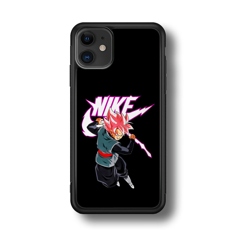Nike Goku Black Rose iPhone 11 Case-Mobile Phone Case-Rubber Black (2D Case)-Altracase