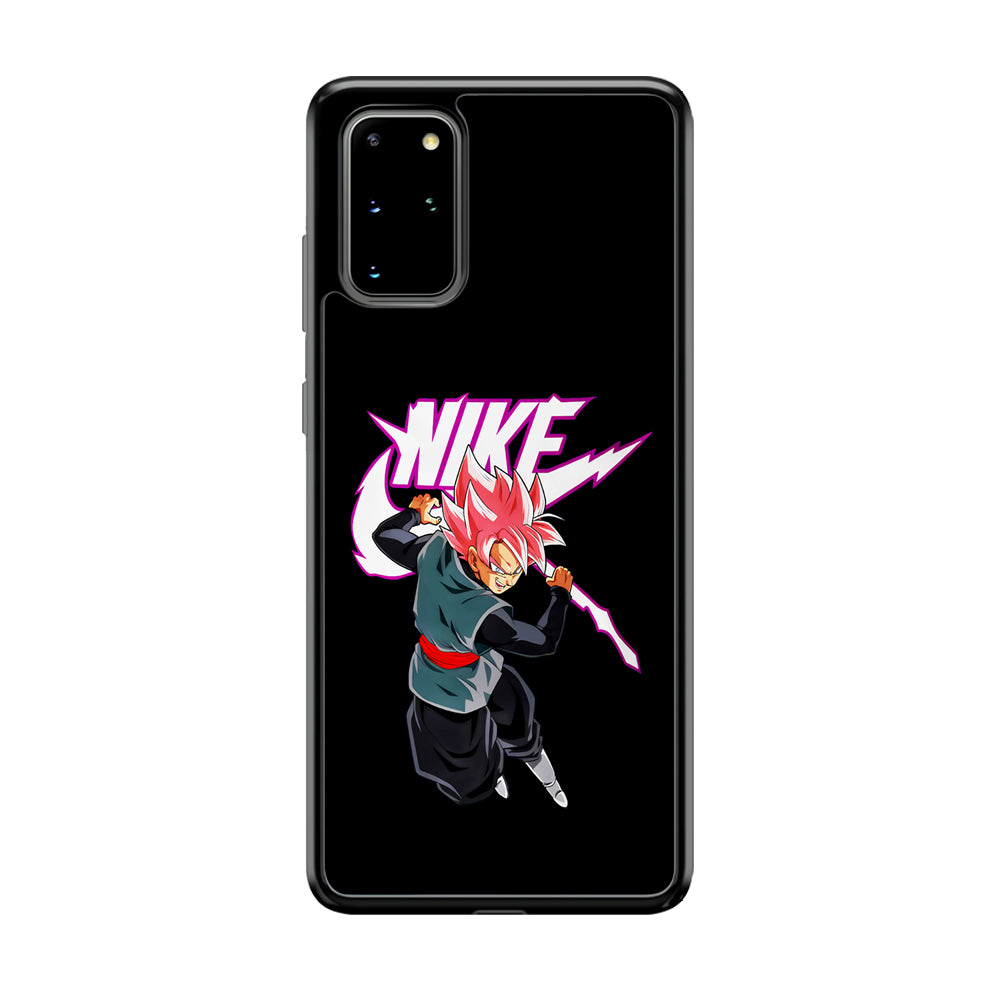 Nike Goku Black Rose Samsung Galaxy S20 Plus Case-Mobile Phone Case-Rubber Black (2D Case)-Altracase